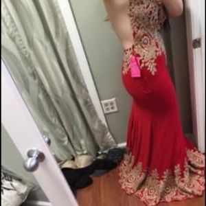 Red Jovani Prom Gown